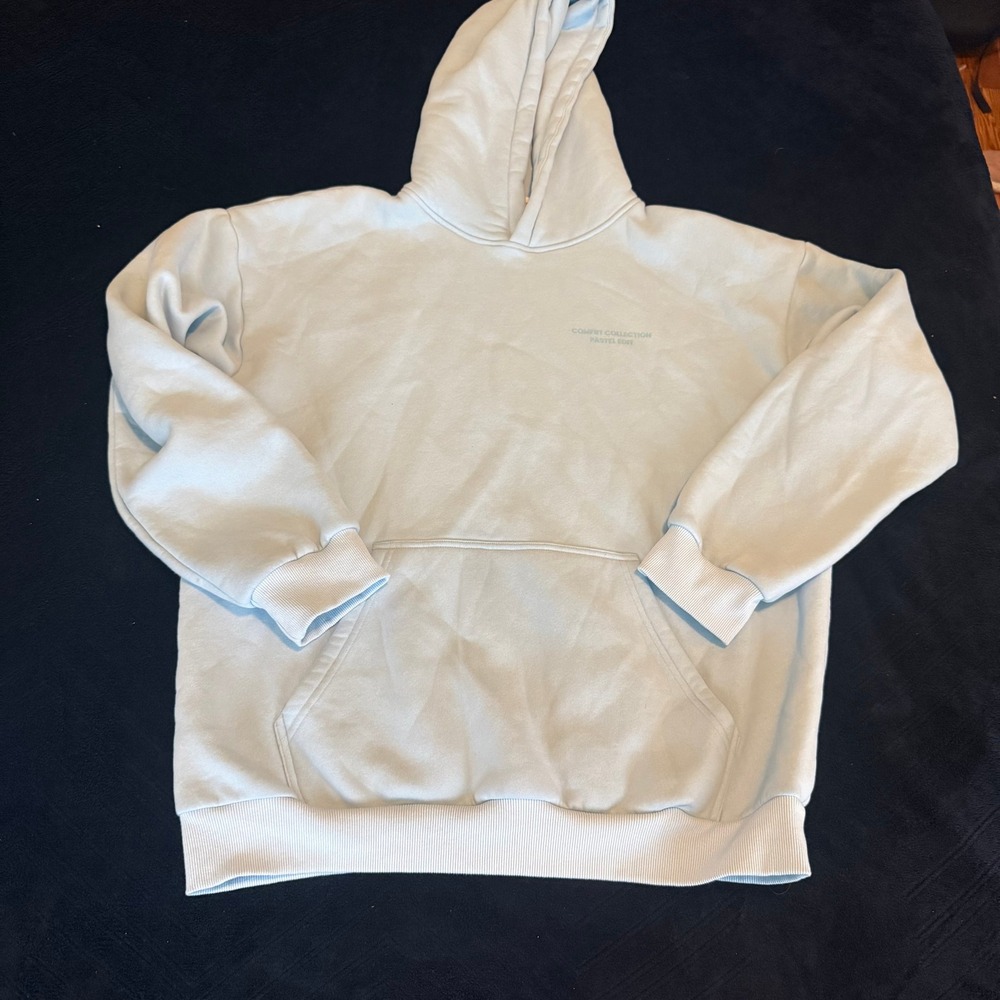 Comfrt Collection Pastel Edit Hoodie and Joggers Set Baby Blue Loungewear XL - Picture 2 of 14